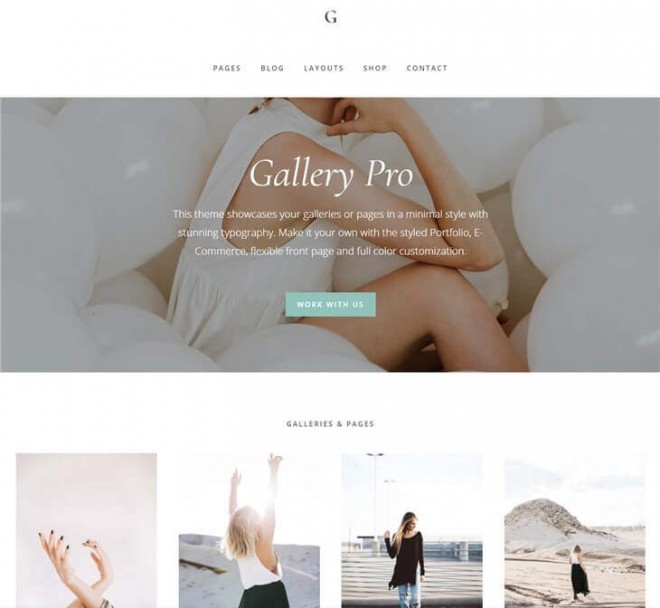 Gallery Pro　オシャレな女性ブロガー向きテーマ